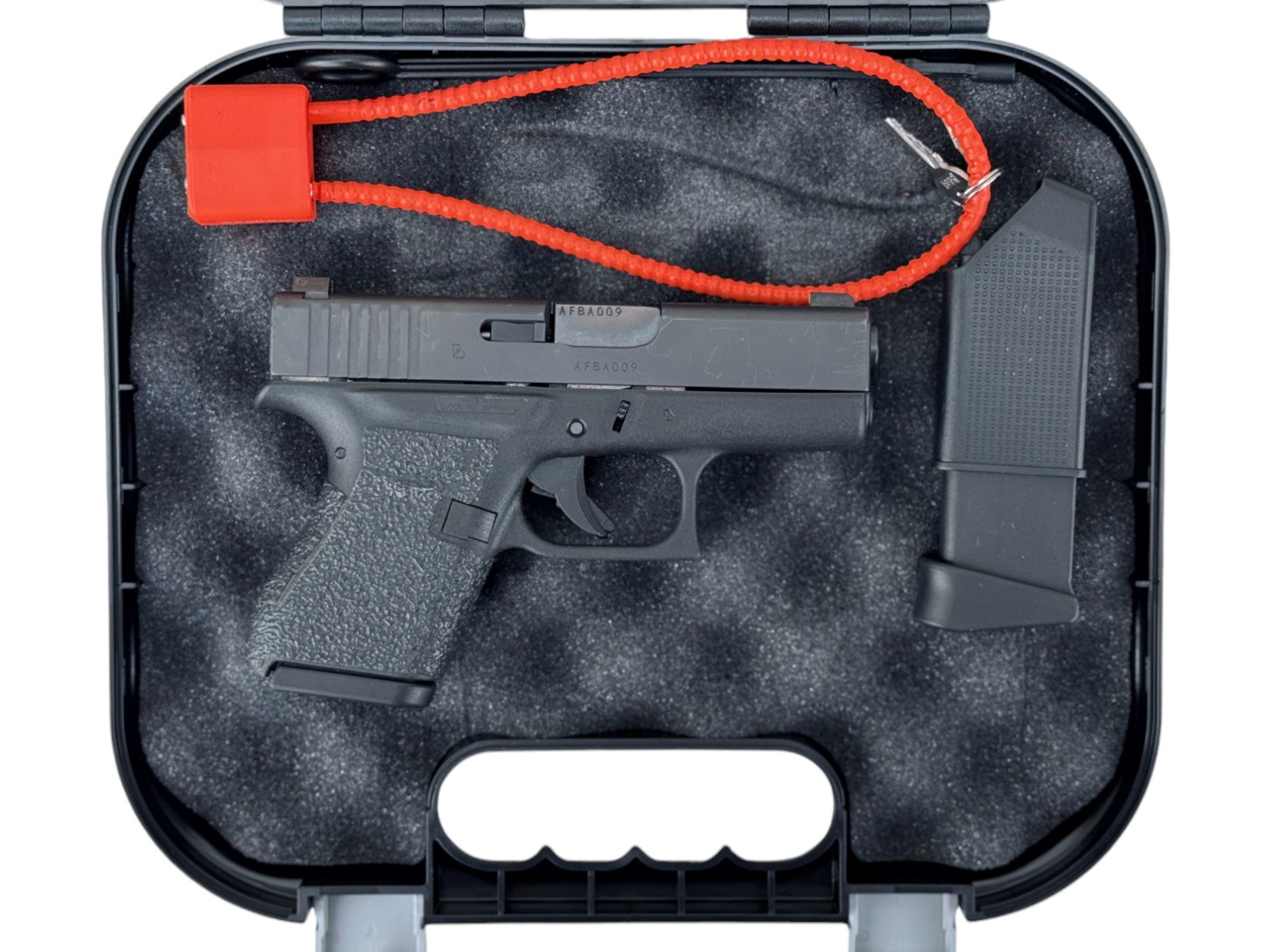 (1) Police Trade Glock 43 9mm Night Sights 6 Round Capacity