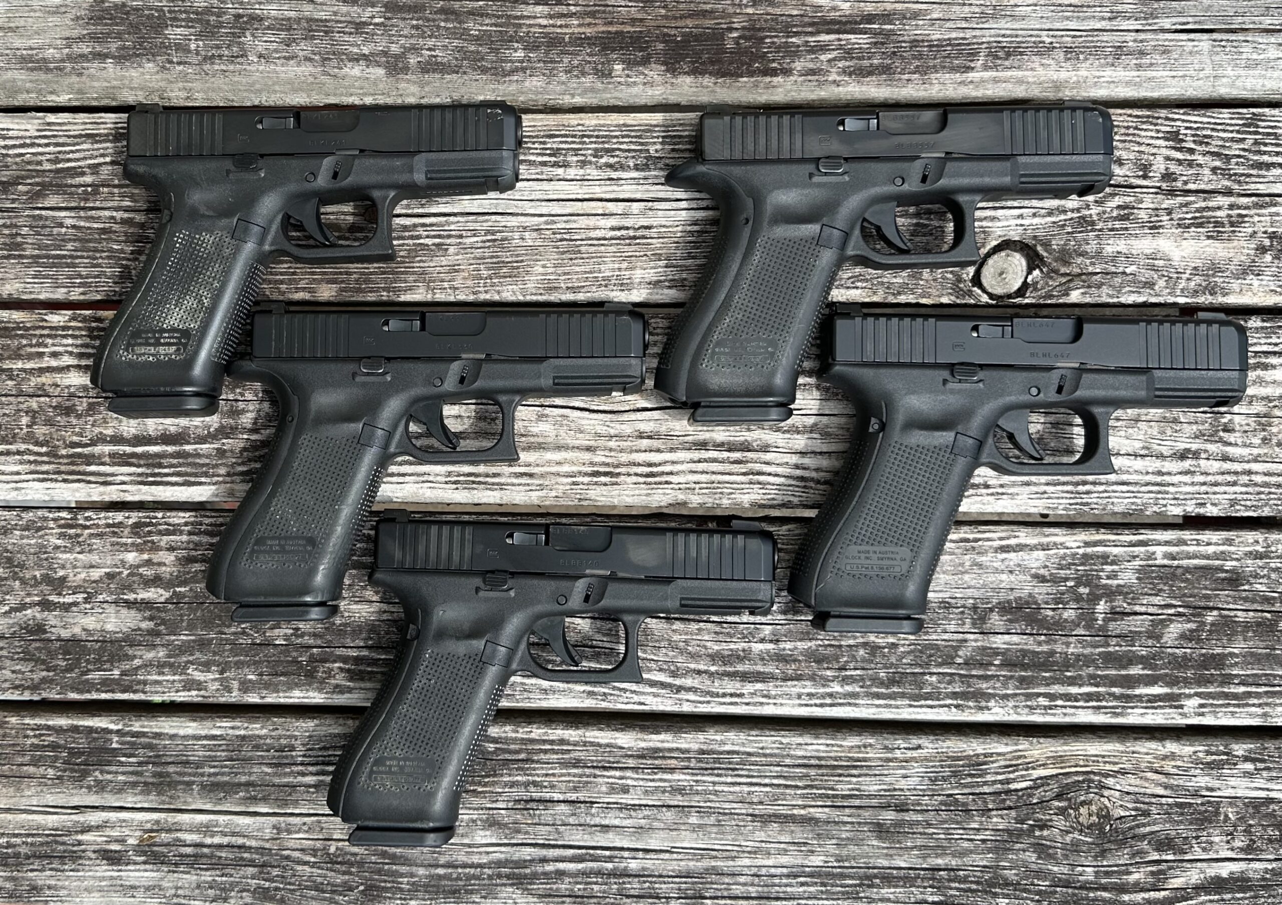 (1) Police Trade Glock 45 Gen 5 9mm 3-Dot Night Sights 17 Round Capacity