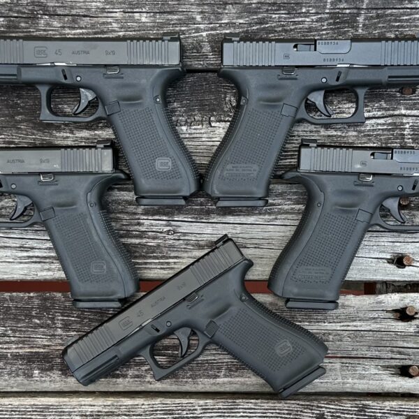 (1) Police Trade Glock 45 Gen 5 9mm Ameriglo Night Sights 17 Round Capacity