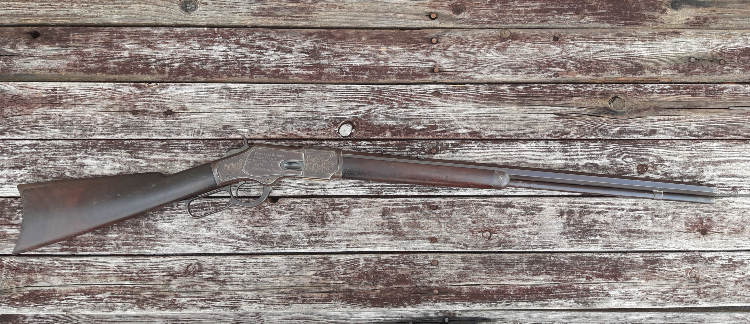 1892 Winchester 1873 .32 WCF - Engraved For and Presented to Fred J. Dodge