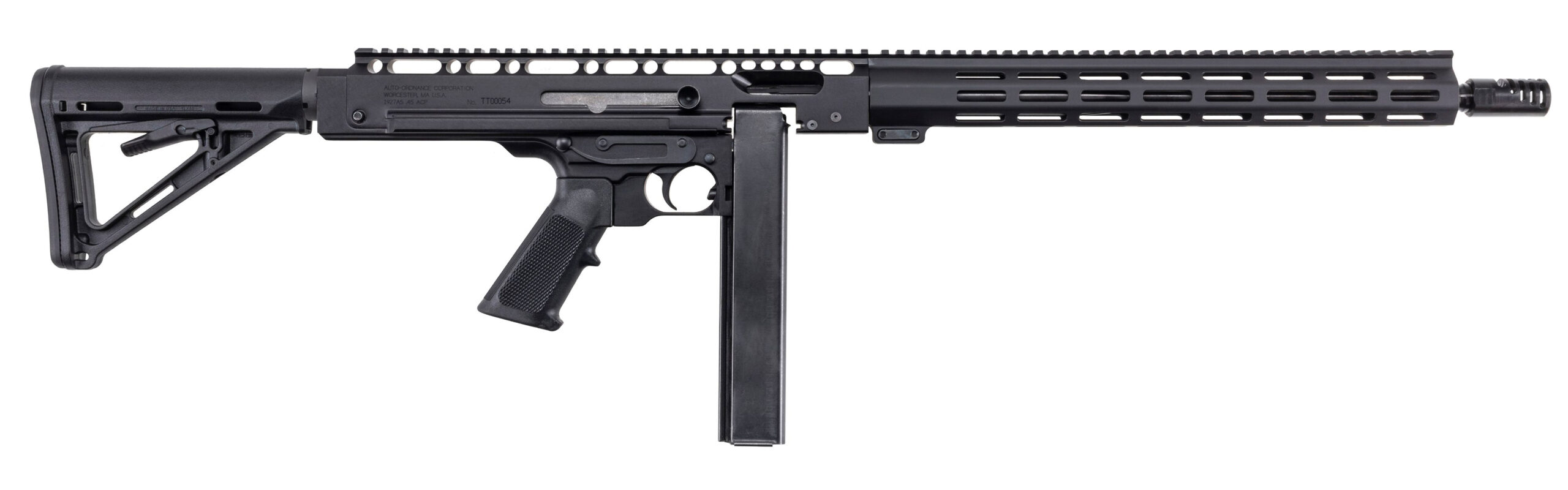 Auto Ordnance AR Tommy 45 ACP 16" Barrel MLok 30 Round Capacity TM1AR