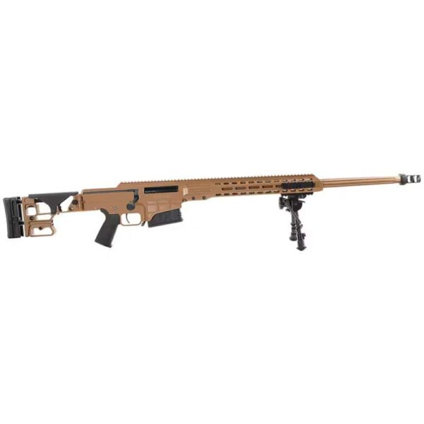 Barrett MK 22 Deployment Kit Rifle 338 Norma/300 Norma/308 Win 10rd Magazines (5) 27" Fluted Barrel Coyote Brown