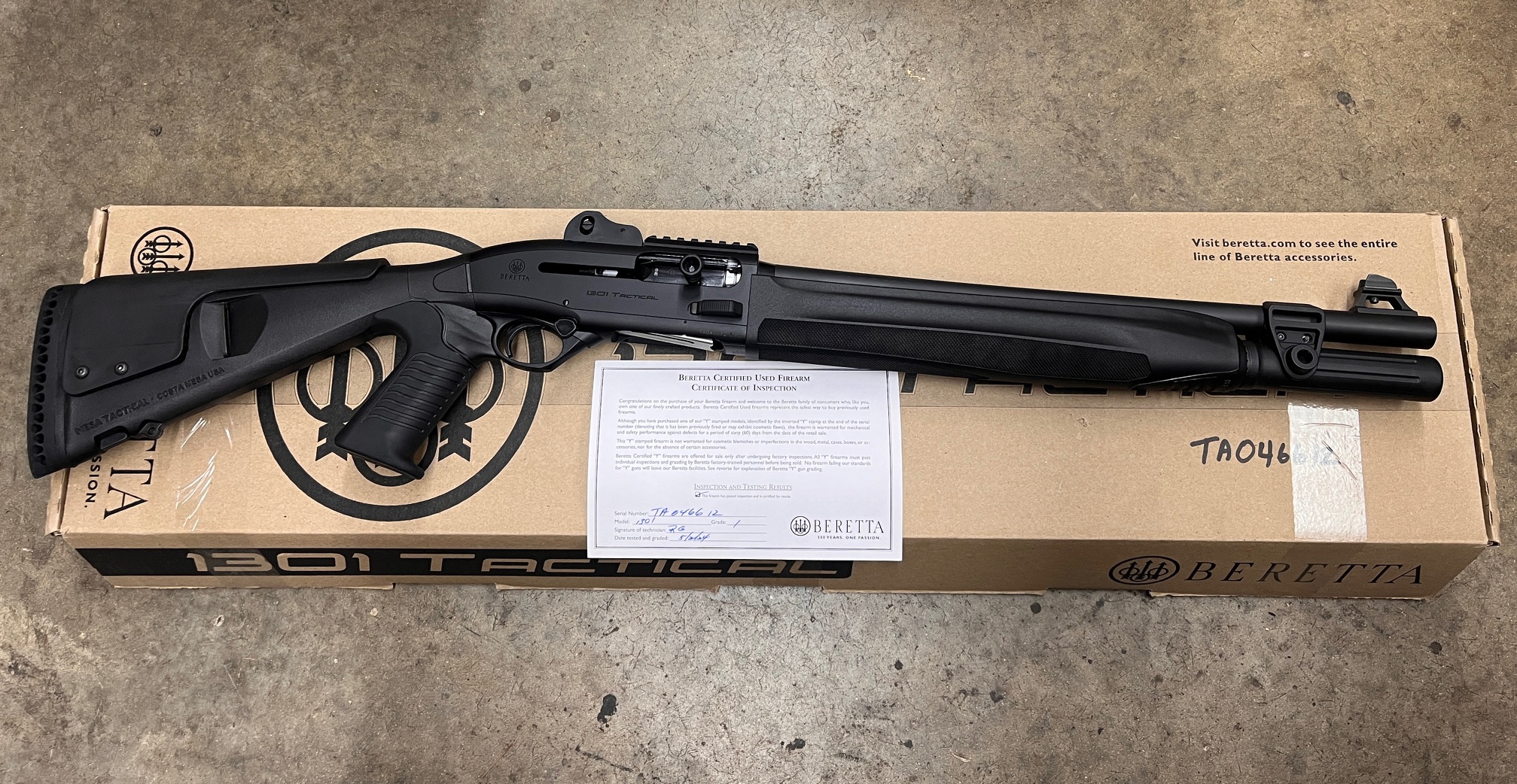 Beretta 1301 Tactical Gen 2 12 Ga Semi Auto 7- Shot J131TP18C