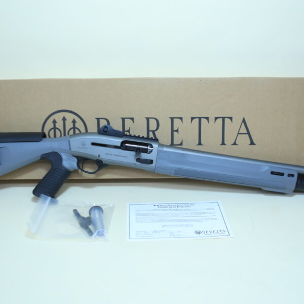 Beretta 1301 Tactical Marine 12 Gauge – Gray Finish, 18.5" Barrel, Pistol Grip Stock