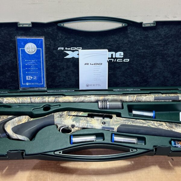 Beretta A400 Xtreme Unico 12 Gauge 30" – Realtree MAX-5, Kick-Off, Case & Chokes
