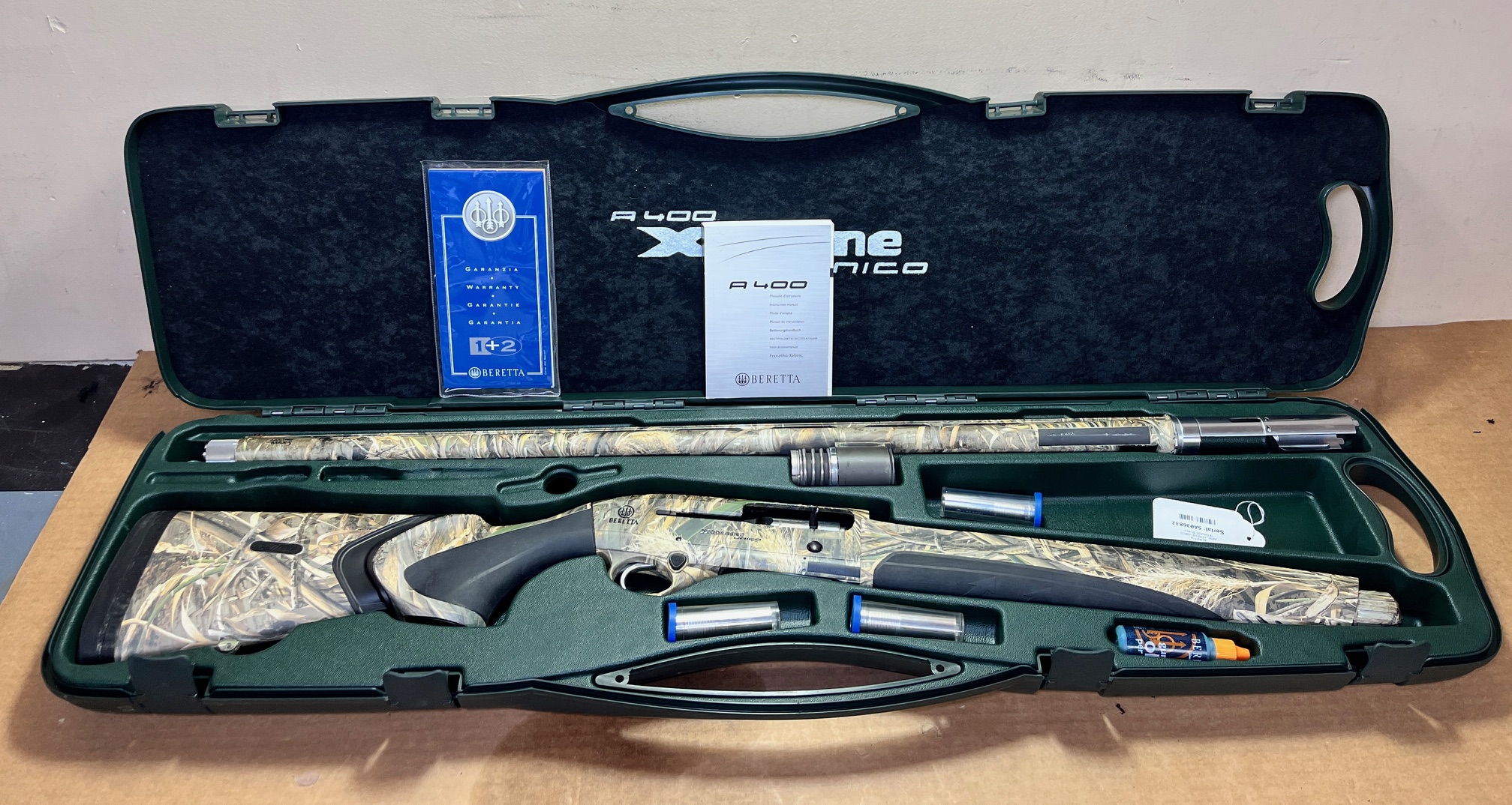 Beretta A400 Xtreme Unico 12 Gauge 30" – Realtree MAX-5, Kick-Off, Case & Chokes
