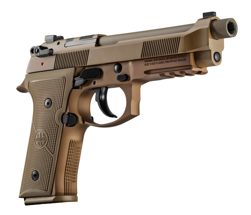 Beretta M9A4 9mm, 5.1" Barrel, Night Sights, Flat Dark Earth, 10rd - Grab A Gun