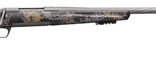 Browning 035541299 X-Bolt Mountain Pro Long Range 6.8 Western 3+1 26" MB Fluted Tungsten Gray Cerakote Accent Graphic Black Carbon Fiber Stock...