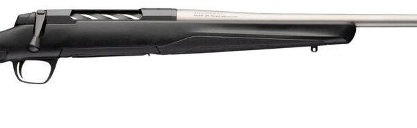 Browning 036118299 X-Bolt 2 Western Hunter Special Full Size 6.8 Western 3+1 24" Matte Stainless Threaded Barrel, Matte Stainless Steel Drilled &...