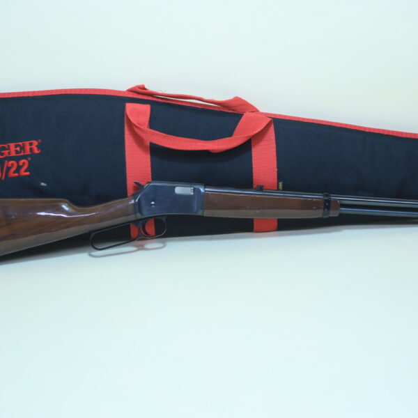 Browning BL-22 .22 LR Lever-Action Rifle – Walnut Stock, Tube-Fed Rimfire w/ Soft Case