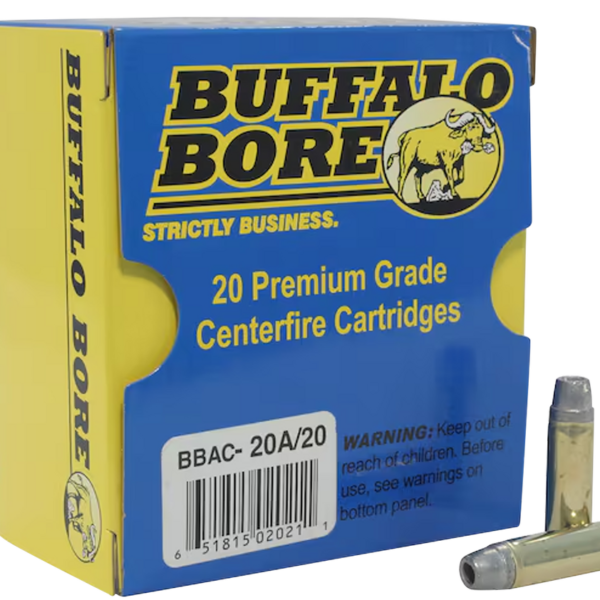 BUFFALO BORE 20A20 HEAVY STRICTLY BUSINESS 38 SPECIAL +P 158 GRAIN SOFT CAST HOLLOW POINT 20 RNDS