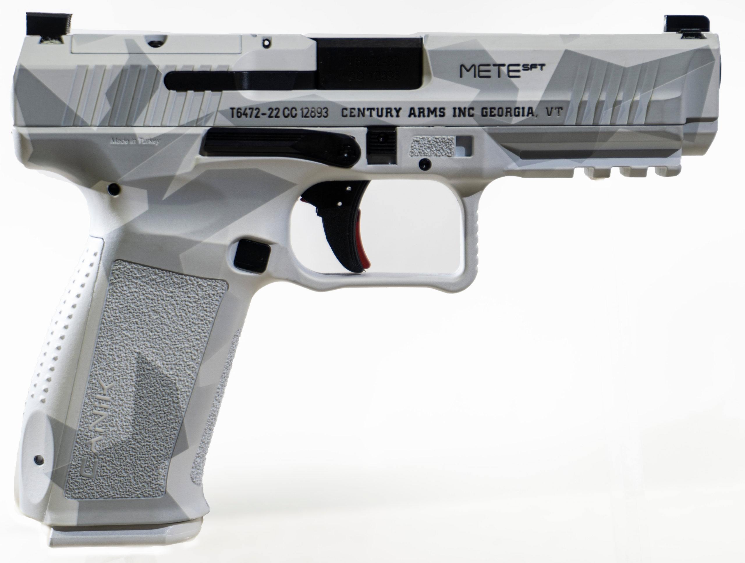 Canik Mete SFT 9mm Arctic Splinter Camo Optics Ready HG5636AWS-N