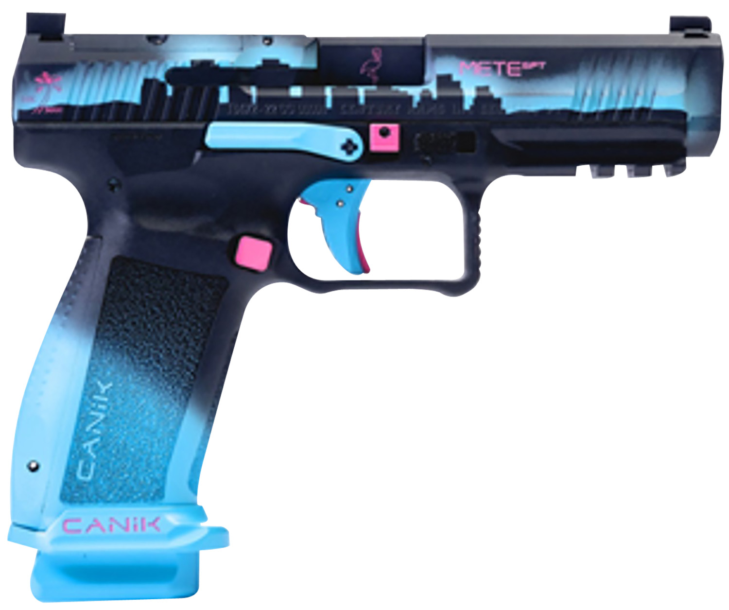 Canik METE SFT 9mm Miami Nights Optics Ready 20 Round Capacity HG7609-N