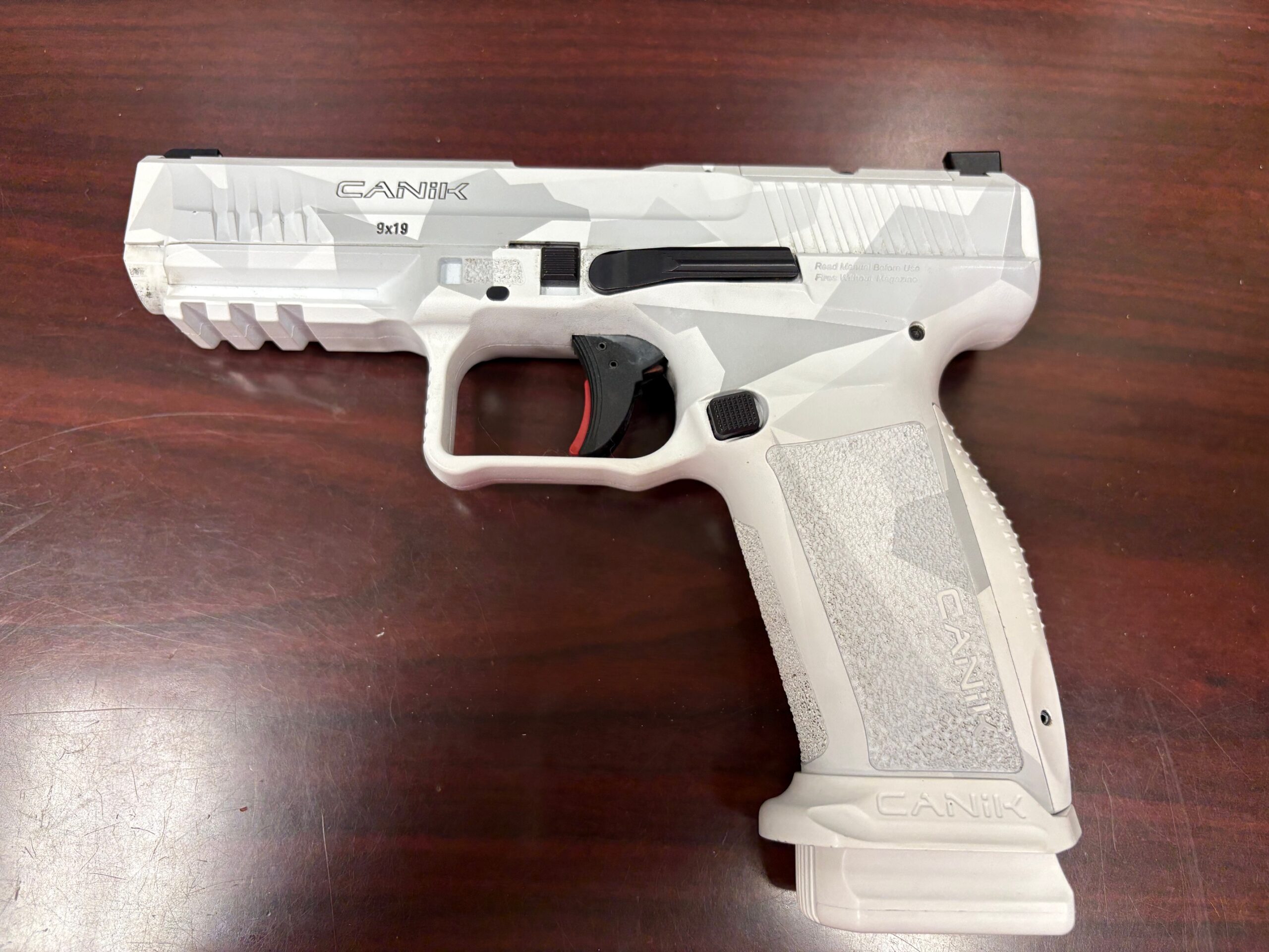 Canik METE SFT 9mm – Whiteout Camo, Optics Ready, Enhanced Ergonomics