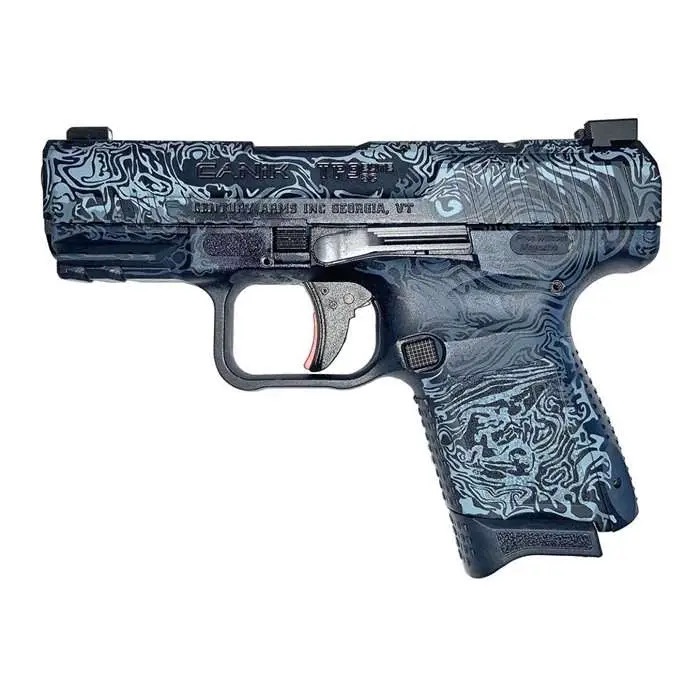 Canik TP9 Elite SC 9mm Optics Ready Blue Damascus 15 Round Capacity HG5610DB-N