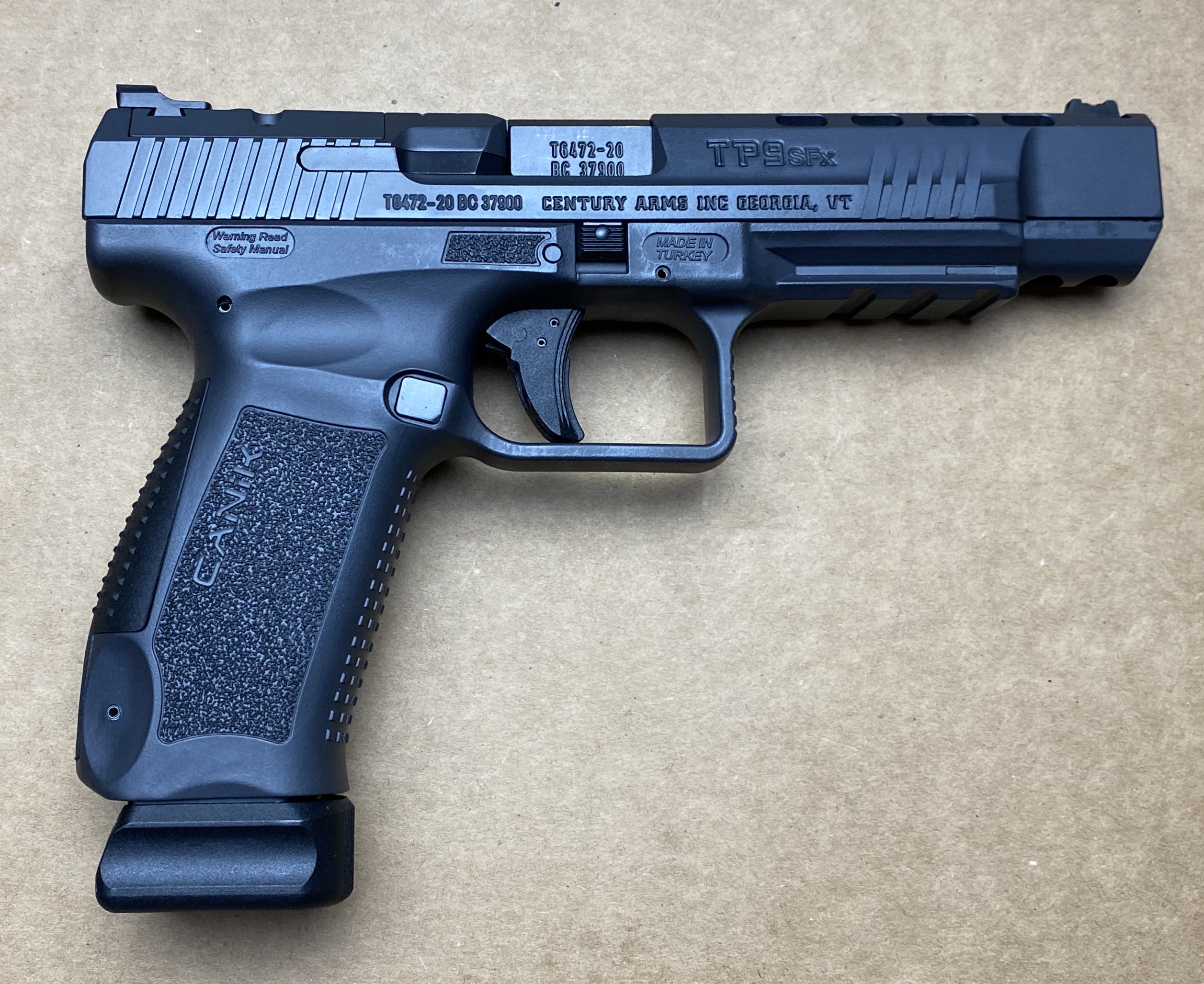 Canik TP9SFX 9mm Sniper Grey Optics Ready MGE Exclusive HG3774SG-N