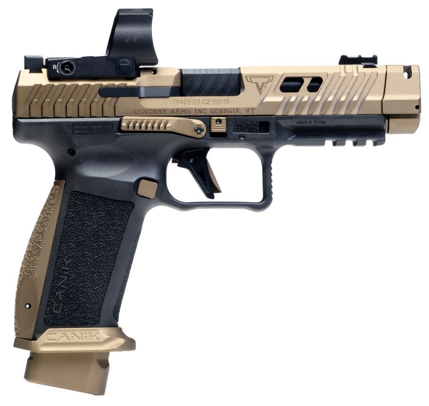 Canik TTI Combat 9mm Taran Tactical W/ M03 Red Dot 18 Round Capacity HG7854V-N