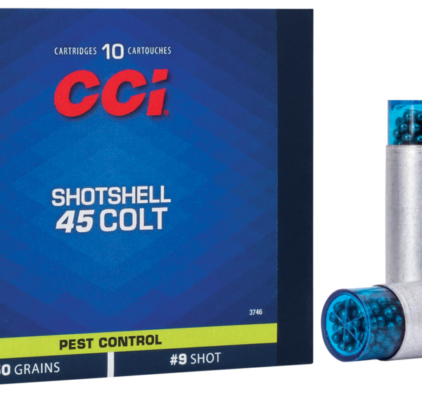 CCI 3746 PEST CONTROL SHOTSHELL 45 COLT 150 GRAIN #9 SHOT 10 RNDS