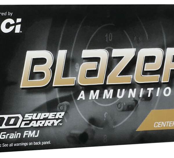CCI 5205 BLAZER BRASS HANDGUN 30 SUPER CARRY 115 GRAIN FMJ FLAT NOSE 50 RNDS