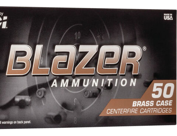 CCI 5220 BLAZER BRASS 40 S&W 180 GRAIN FMJ 50 RNDS