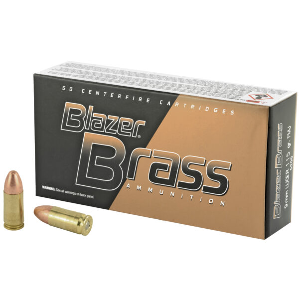 CCI Blazer 9mm Luger Ammo 115 grain FMJ Case of 1000 Rounds 5200
