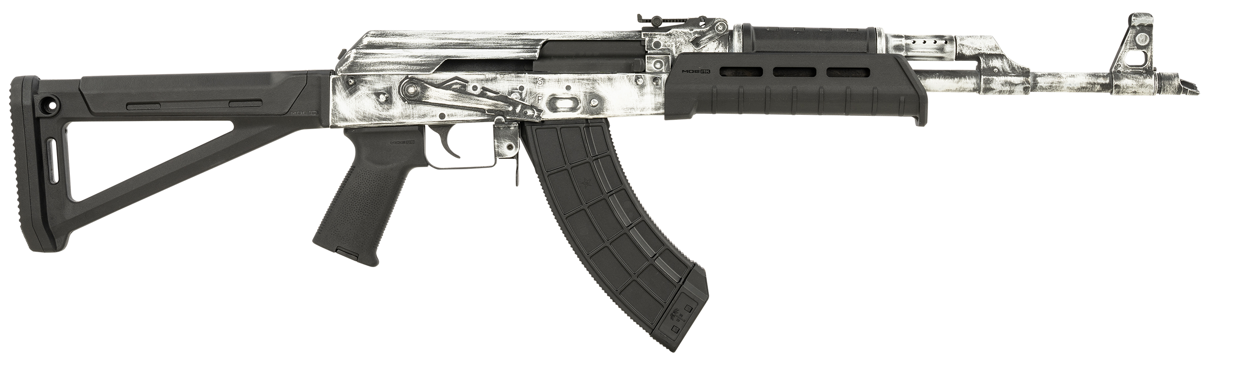 Century VSKA White Distressed 7.62X39 16" Barrel Magpul MOE Stock RI4997-N
