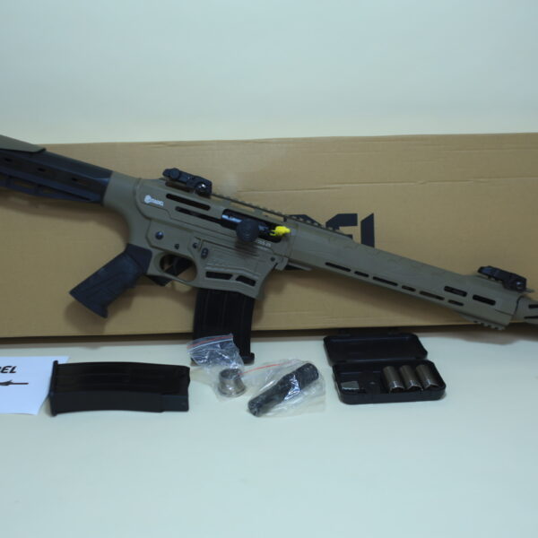 Citadel Boss-25 – 12 Gauge Semi-Auto Shotgun, FDE Cerakote, Chokes, Mags & Box