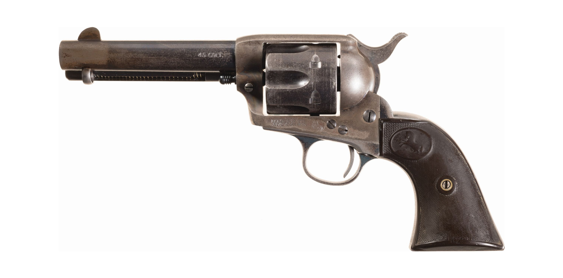Colt Single Action Army Revelover SAA 45 LC 1st Gen 4.75" Blue/CaseHardened 1899 Letter
