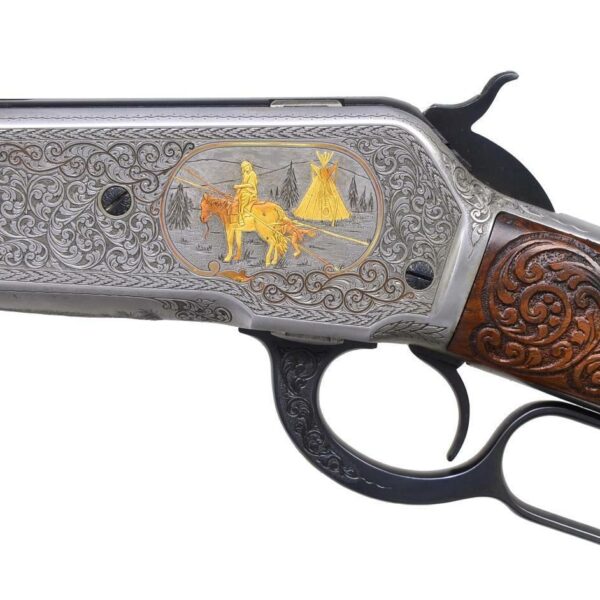 CUSTOM ENGRAVED WINCHESTER 1886 BY RALPH O. ALPEN.