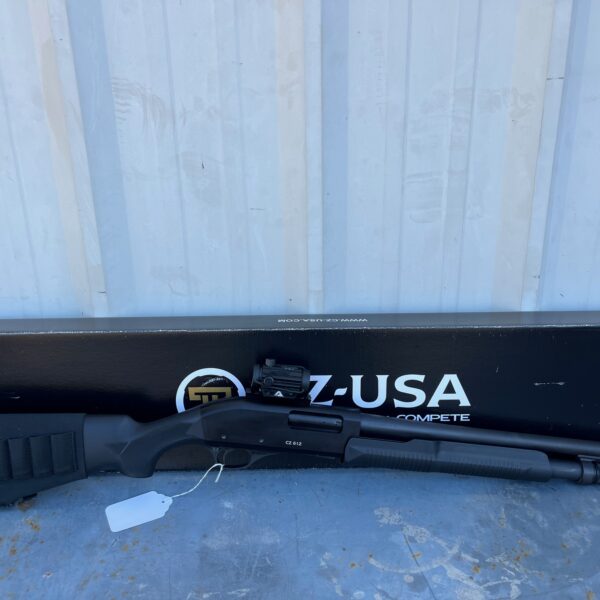 CZ 612 Home Defense 12 Gauge Pump Shotgun – 18.5" Barrel, Black Synthetic