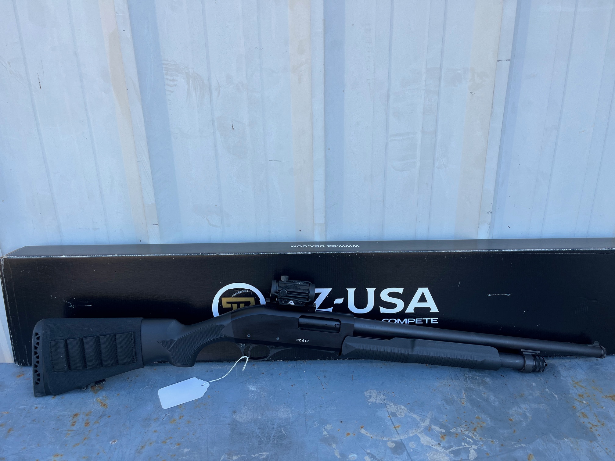 CZ 612 Home Defense 12 Gauge Pump Shotgun – 18.5" Barrel, Black Synthetic