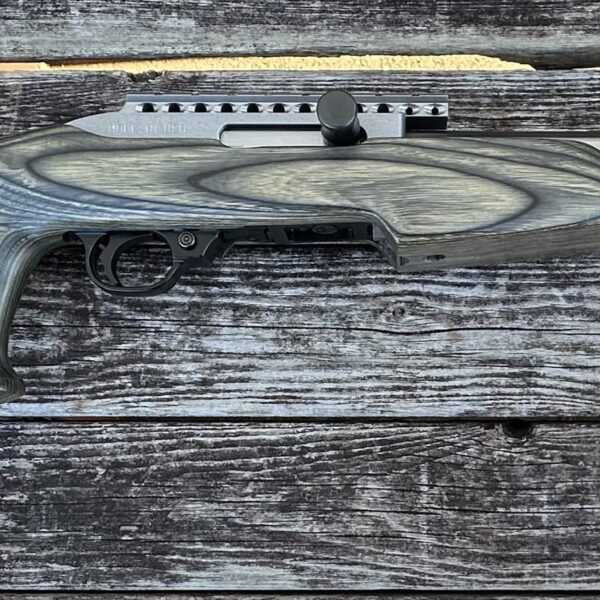 Demo Magnum Research Magnum Lite 22 WMR Grey Laminate Stainless MLRS22WMBP