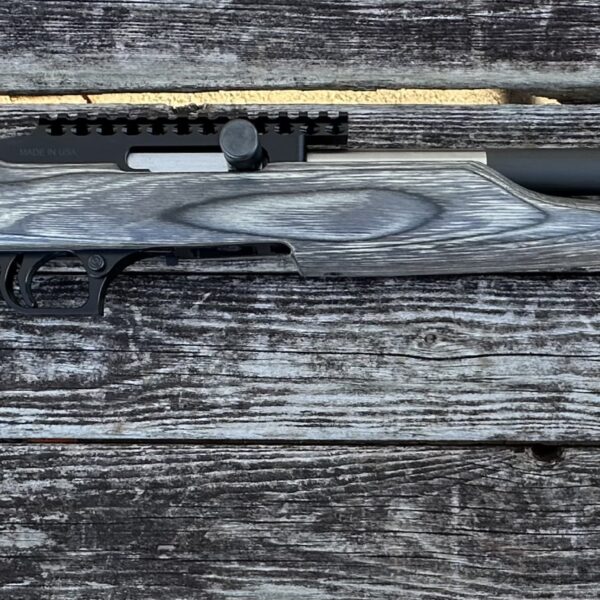 Demo Magnum Research Switchbolt Lite 22 WMR Grey Laminate Graphite Threaded Barrel MLR22WMBP