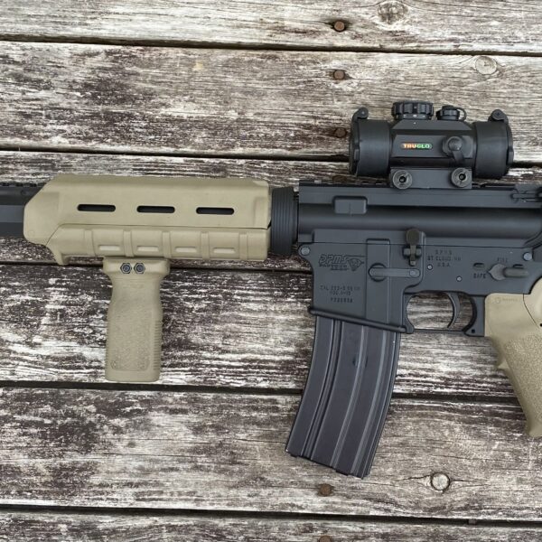 DPMS Mod A-15 AR15 AR AR 15 Truglo Red Dot FDE