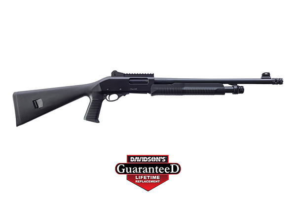 EAA Churchill 12 GA Pistol Grip Ghost Ring Sight Pump Shotgun 18" 111380