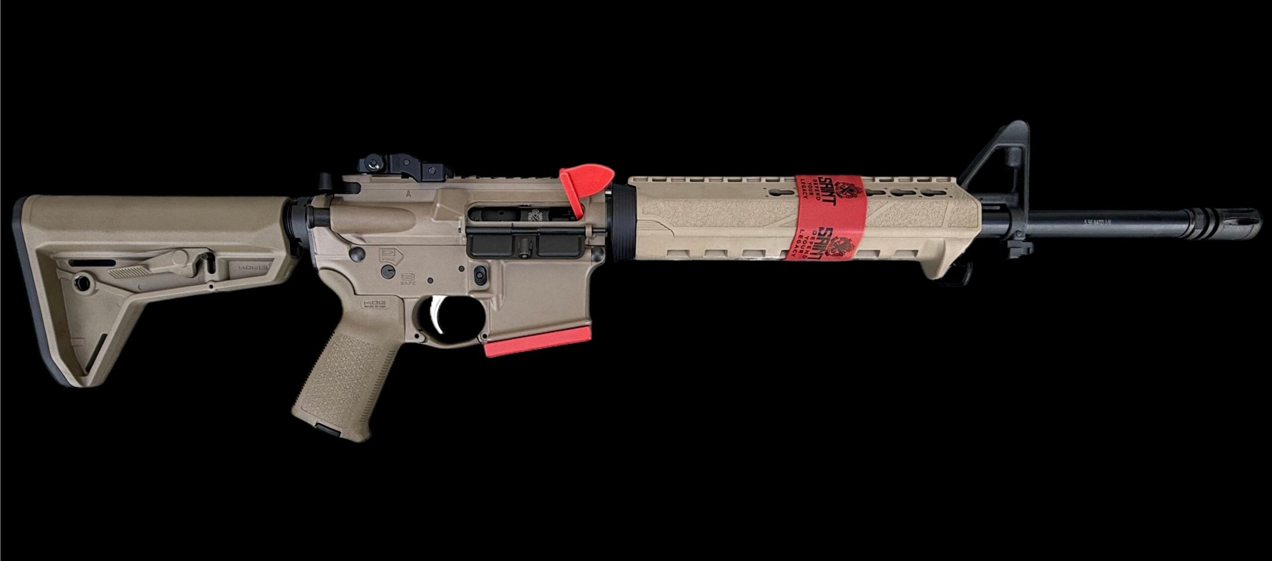Factory Demo Custom Springfield Saint 556 Nato 16" Barrel FDE