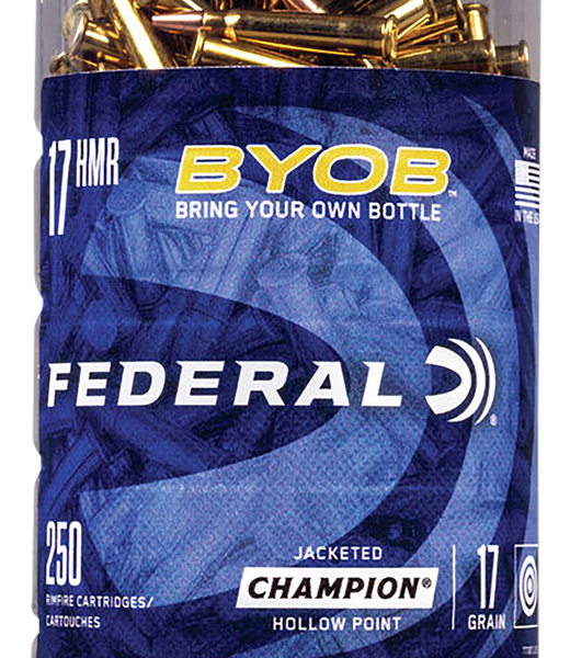 FEDERAL 770BTL250 CHAMPION BYOB 17 HMR 17 GR SPEER TNT 250 RNDS