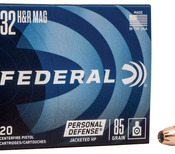 FEDERAL C32HRB CLASSIC 32 H&R MAG JHP 85 GRAIN HI-SHOK 20 RNDS