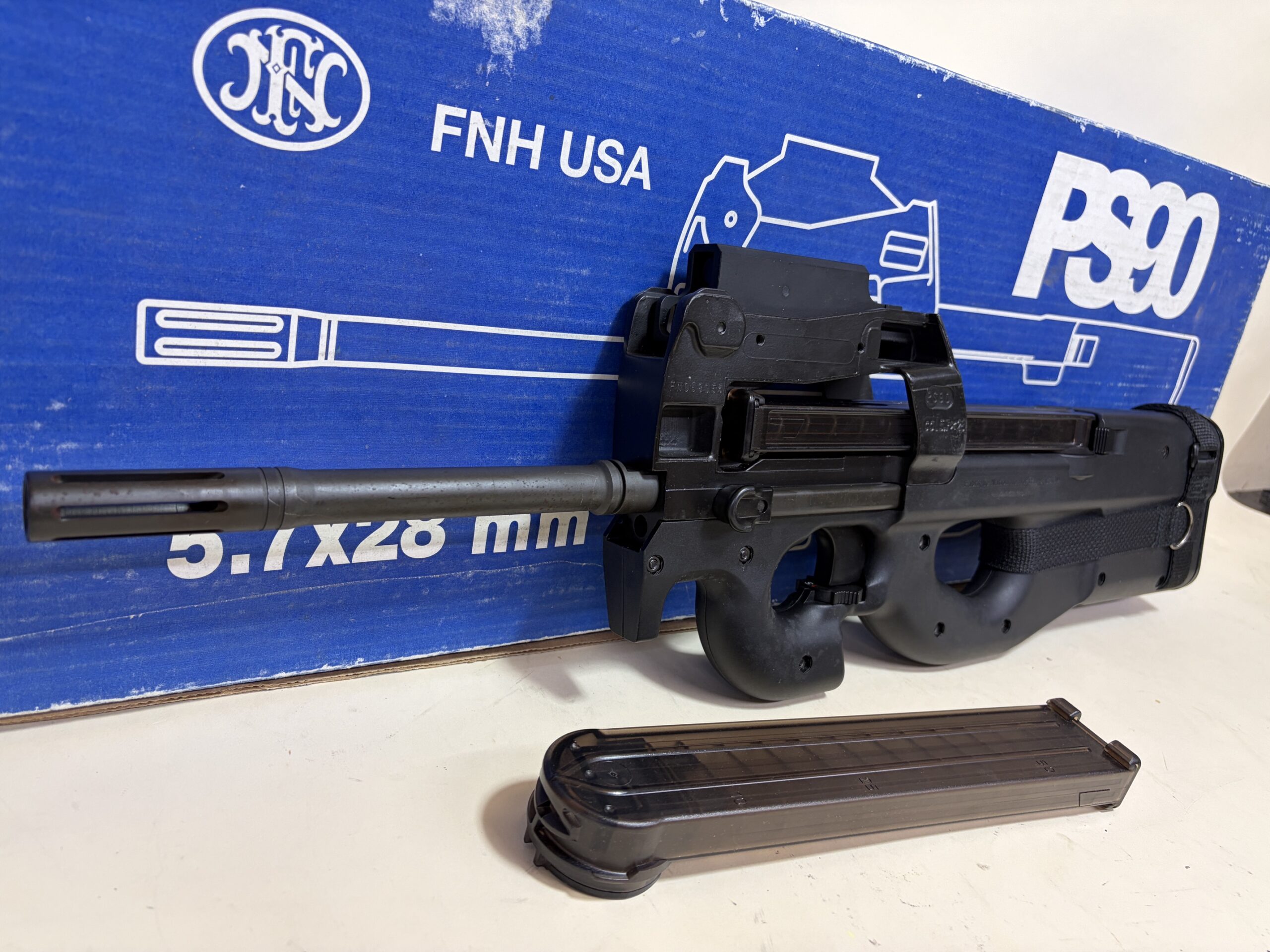 FN PS90 Carbine Gen 2 – 5.7x28mm, Black, 16" Barrel, FNH USA, 2 Magazines