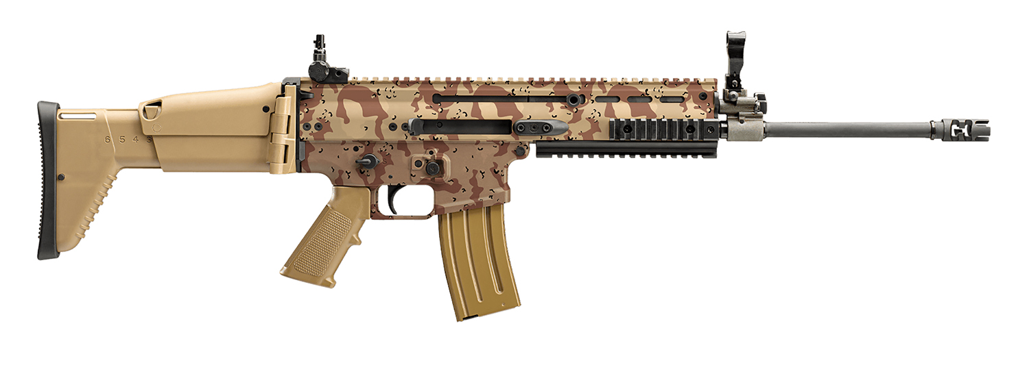FN SCAR 16S NRCH 556 Nato 16" Barrel Chocolate Chip Camo 16 Light 38-101699-02