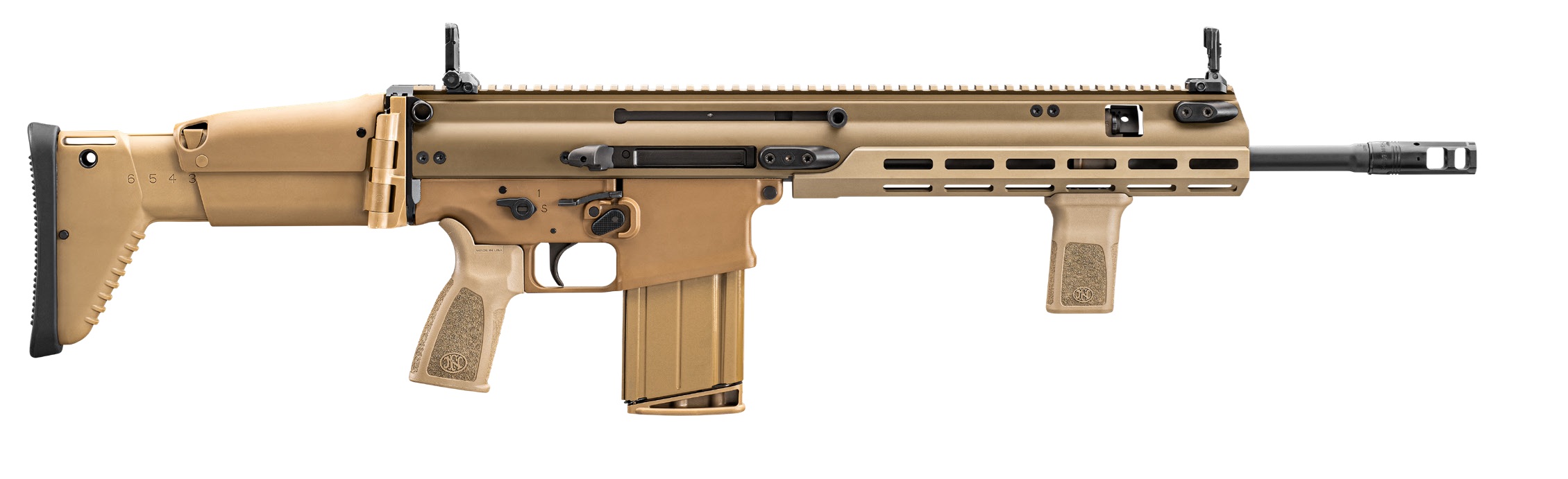 FN SCAR 17S Next Gen 308 16" Barrel FDE Gen 2 MLok 38-102017-200