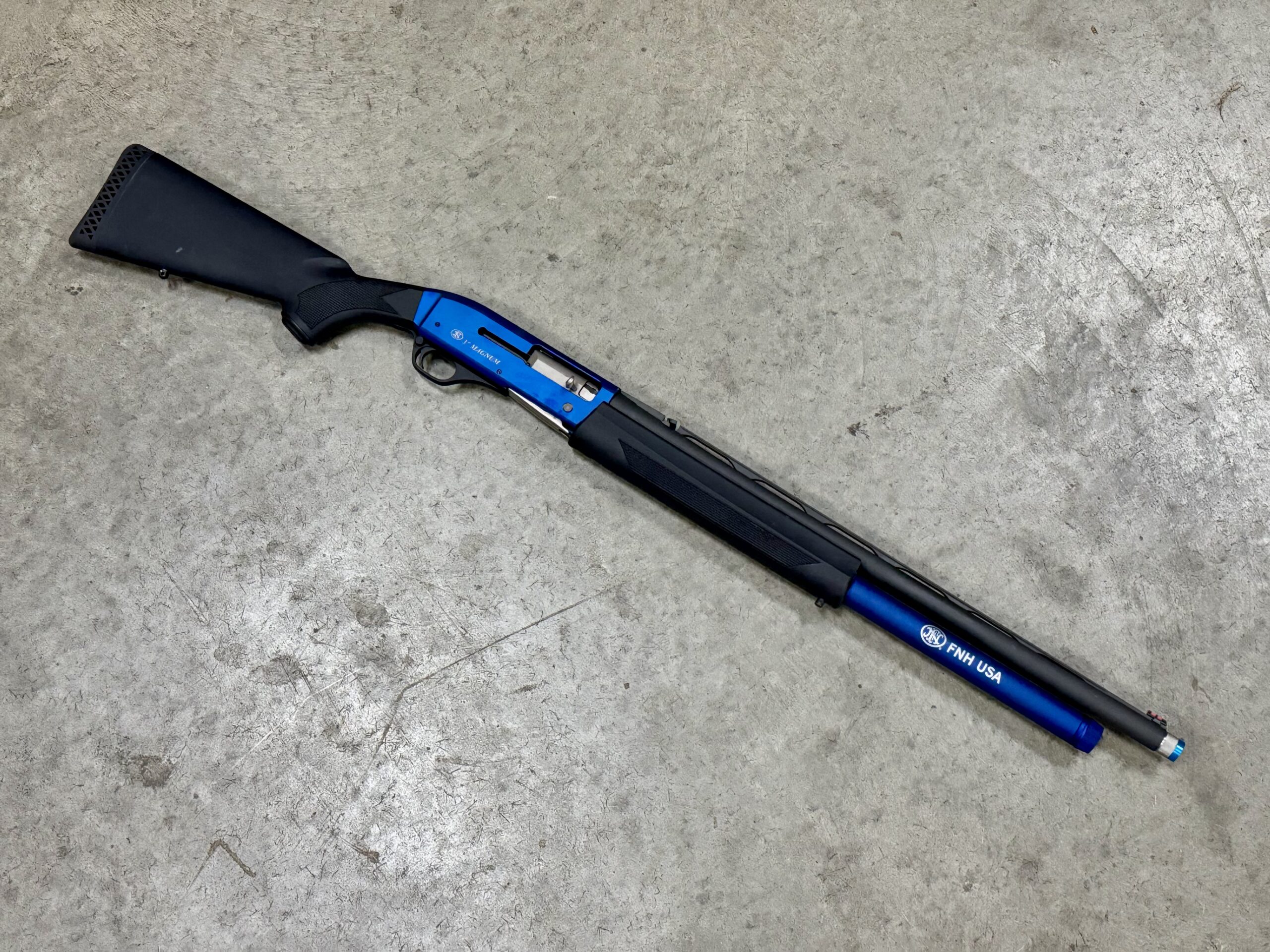 FN SLP Competition 24" Barrel Semi-Auto 12 GA 3" 8rd Self Loading Police Blue Discontinued Rare