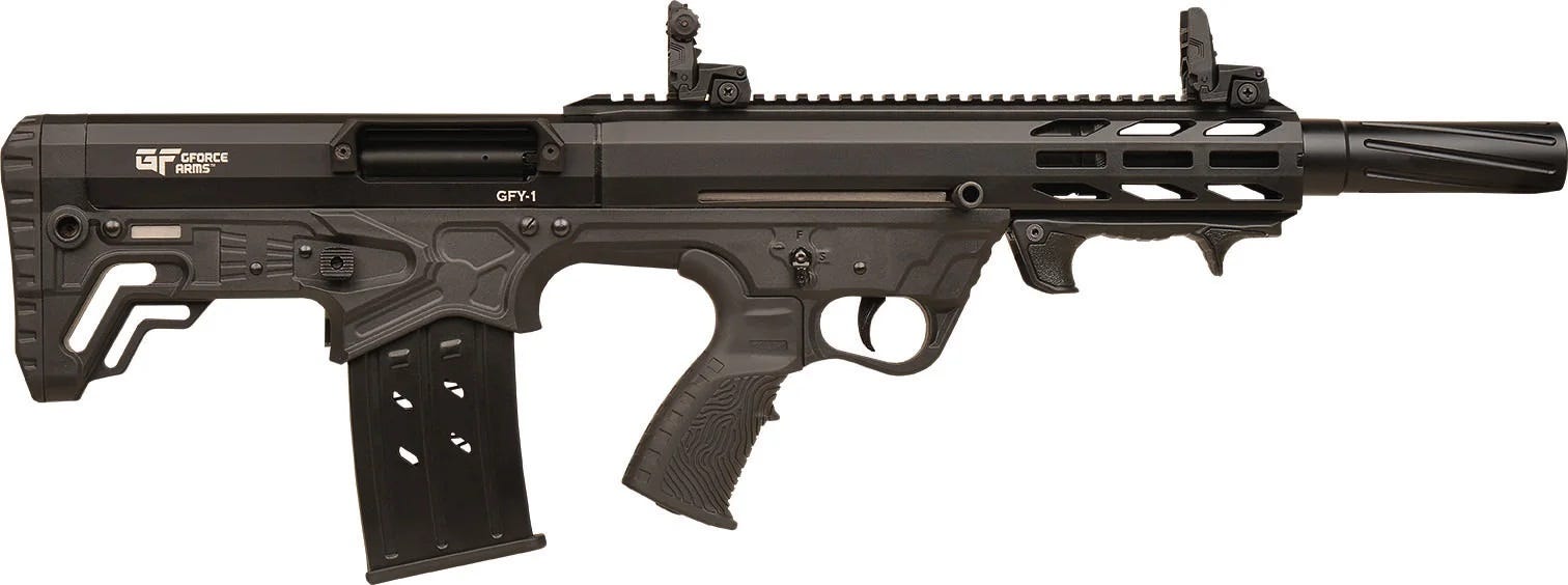 GForce GFY-1 Bullpup 12 Ga Semi Auto 18" Barrel AR-12 GFY1DBLK