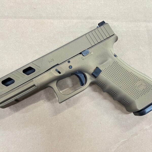 Glock 17 Gen 4 9mm Burnt Bronze w/ Window Slide Cuts [Exclusive]