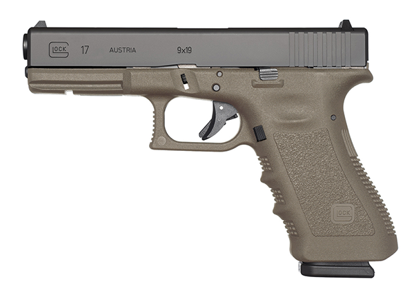 Glock 17 OD Green 9mm CA Legal PI1757201