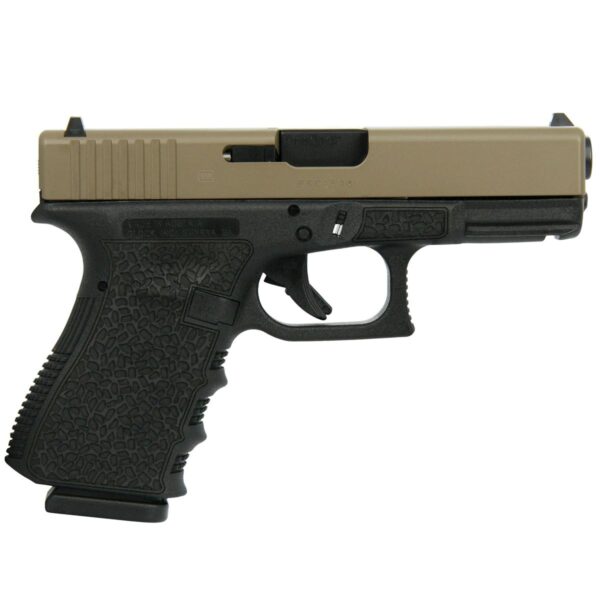Glock 19 Gen 3 9mm FDE Slide Cobblestone Stipple Frame 15 Round Capacity G19 UI19502CSSFDE