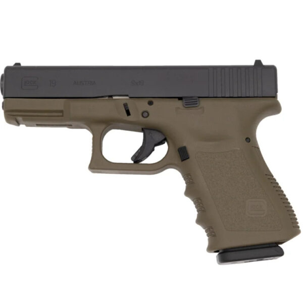 Glock 19 Gen 3 9mm OD Green Rebuilt PR19579