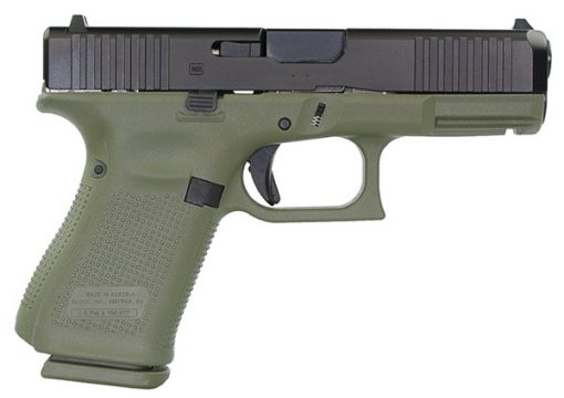 Glock 19 Gen 5 9mm Battlefield Green 15 Capacity G19 PA195S203BFG