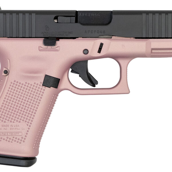 Glock 19 Gen 5 9mm Luger 3-15 rd Mags Black / Pink Champagne ACG-57023