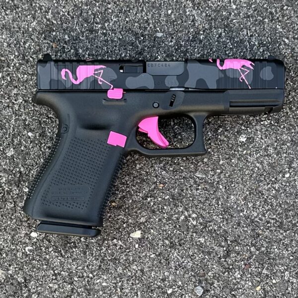 Glock 19 Gen 5 9mm MOS Optics Ready Miami Mingo Flamingo PA195S204MOS-MM